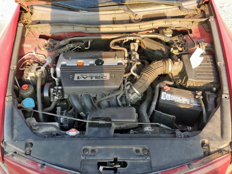 1HGCS12818A012083 - 2008 HONDA ACCORD EXL წითელი ფოტო 11