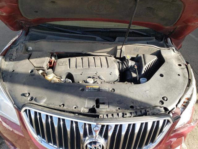 5GAKVBKD4FJ230831 - 2015 BUICK ENCLAVE 勃艮第红 照片 12