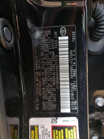 4T1DAACK4SU627079 - 2025 TOYOTA CAMRY XSE Noir photo 12