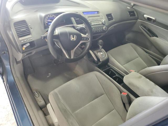 2HGFA16509H535985 - 2009 HONDA CIVIC LX BLUE photo 8