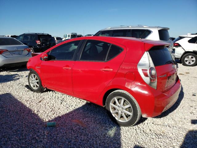 JTDKDTB35C1511322 - 2012 TOYOTA PRIUS C RED photo 2