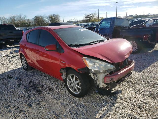 JTDKDTB35C1511322 - 2012 TOYOTA PRIUS C RED photo 4