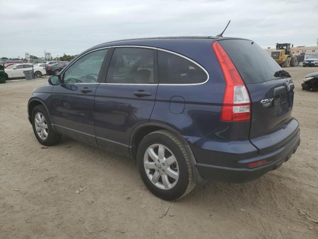 5J6RE4H4XBL037754 - 2011 HONDA CR-V SE BLUE photo 2