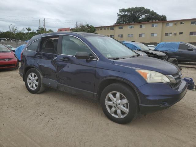 5J6RE4H4XBL037754 - 2011 HONDA CR-V SE BLUE photo 4