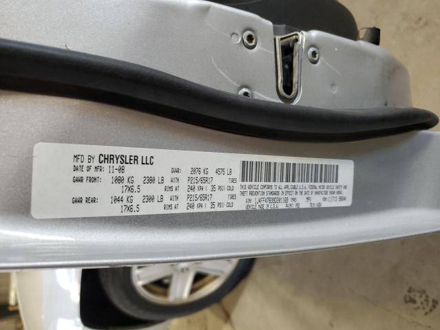 1J4FF47B39D201169 - 2009 JEEP COMPASS SPORT SILVER photo 13