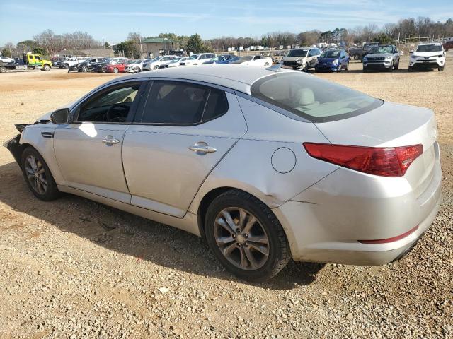 5XXGN4A72DG254686 - 2013 KIA OPTIMA EX SILVER photo 2