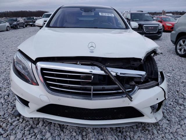 WDDUG8CB2EA022243 - 2014 MERCEDES-BENZ S 550 WHITE photo 5