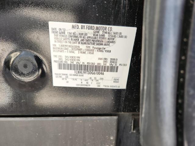 1LNHL9FT3DG610046 - 2013 LINCOLN MKS 黑色 照片 12