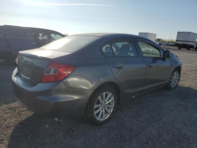 2HGFB2F54CH102423 - 2012 HONDA CIVIC LX CHARCOAL photo 3