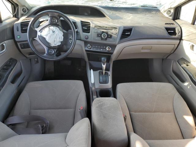 2HGFB2F54CH102423 - 2012 HONDA CIVIC LX CHARCOAL photo 8