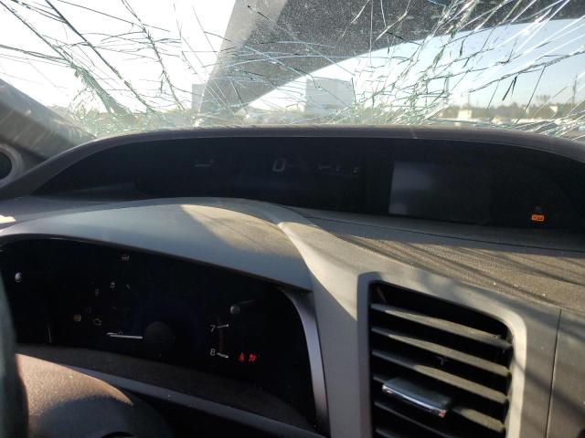 2HGFB2F54CH102423 - 2012 HONDA CIVIC LX CHARCOAL photo 9