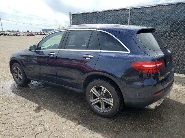 WDC0G4KB7HF253322 - 2017 MERCEDES-BENZ GLC 300 4MATIC BLUE photo 2