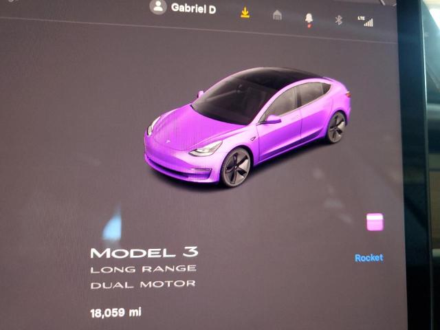 5YJ3E1EB0NF120078 - 2022 TESLA MODEL 3 BLACK photo 9