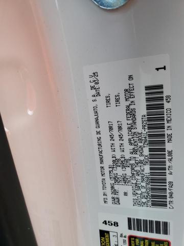 3TYKD5HN3ST026011 - 2025 TOYOTA TACOMA DOUBLE CAB თეთრი ფოტო 13