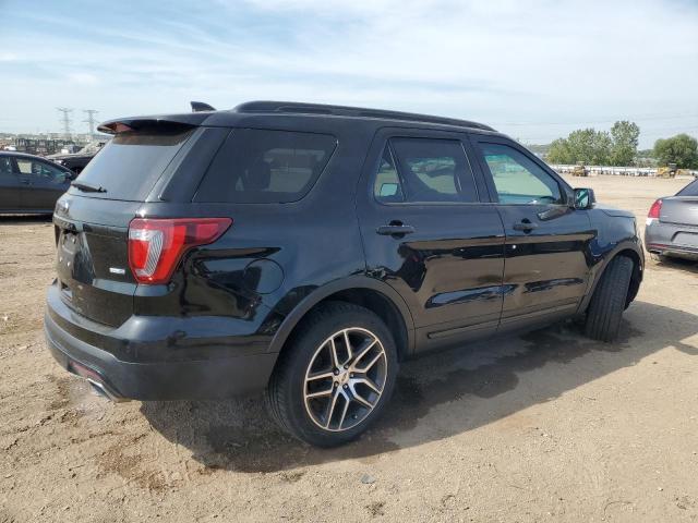 1FM5K8GT2HGB51161 - 2017 FORD EXPLORER SPORT BLACK photo 3