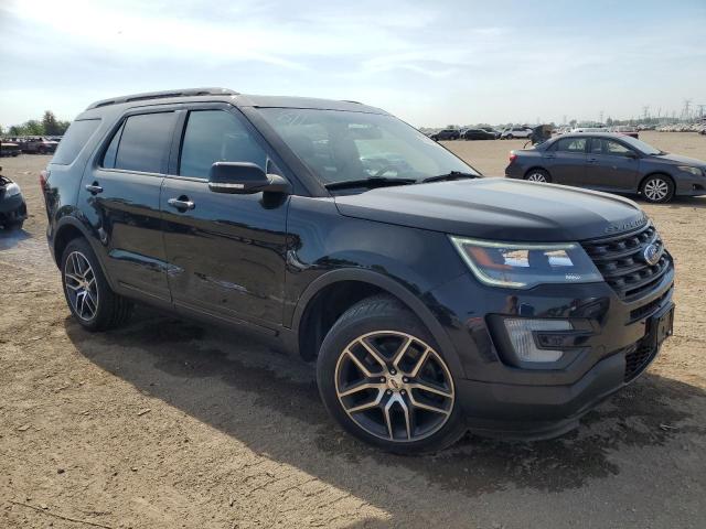 1FM5K8GT2HGB51161 - 2017 FORD EXPLORER SPORT BLACK photo 4