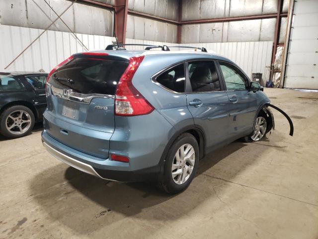 2HKRM4H7XGH639522 - 2016 HONDA CR-V EXL TEAL photo 3
