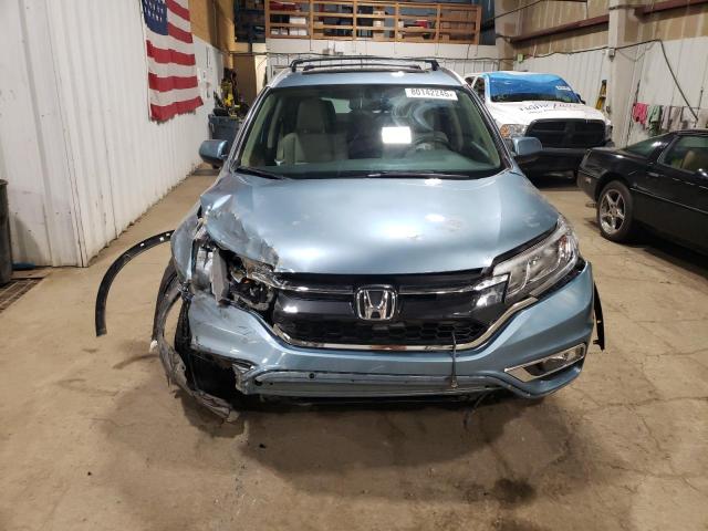 2HKRM4H7XGH639522 - 2016 HONDA CR-V EXL TEAL photo 5