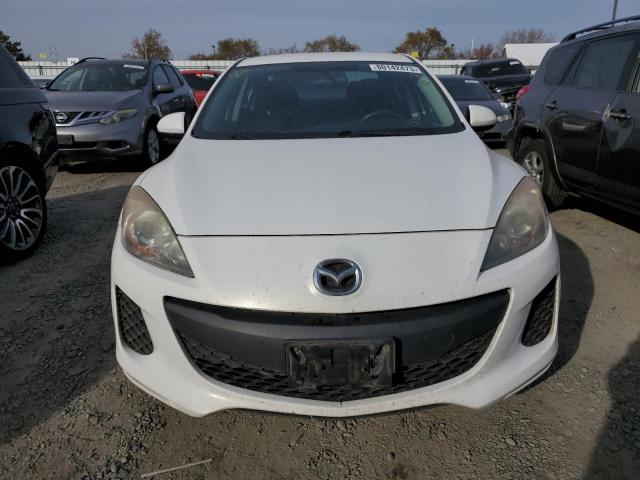 JM1BL1UG0C1597937 - 2012 MAZDA 3 I WHITE photo 5