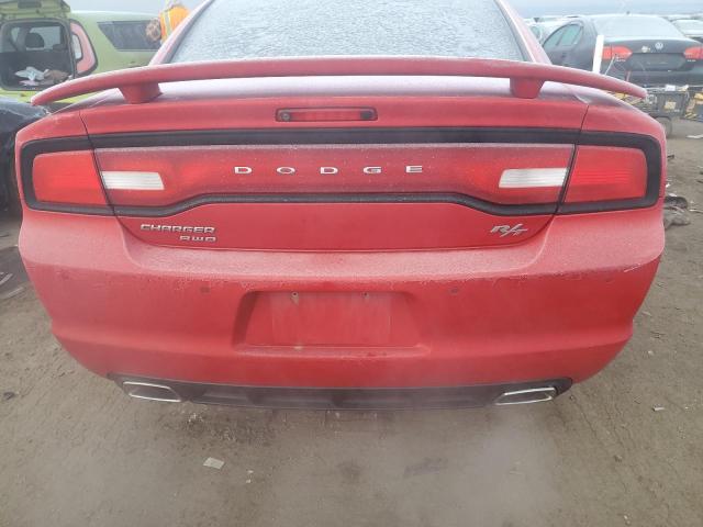 2B3CM5CT0BH549007 - 2011 DODGE CHARGER R/T RED photo 6