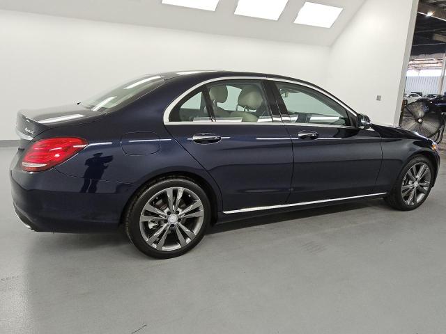 WDDWF4KB1HR244476 - 2017 MERCEDES-BENZ C 300 4MATIC BLUE photo 3