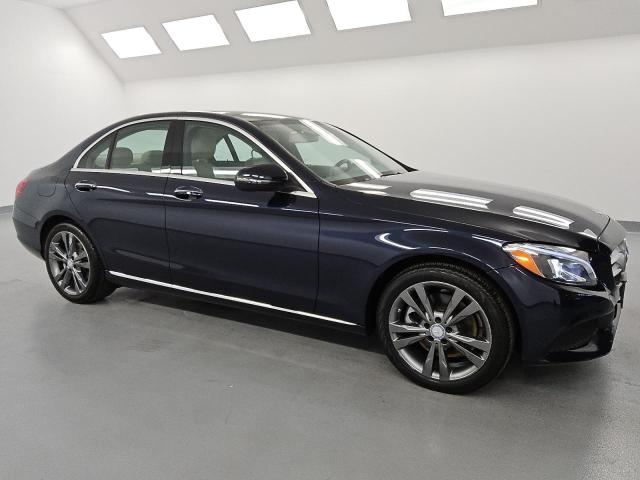 WDDWF4KB1HR244476 - 2017 MERCEDES-BENZ C 300 4MATIC BLUE photo 4