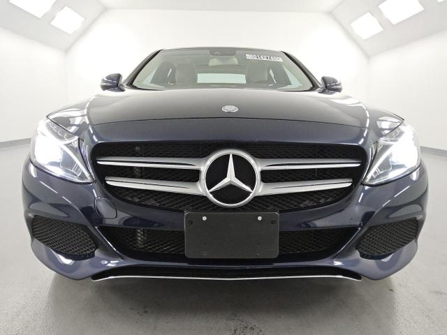 WDDWF4KB1HR244476 - 2017 MERCEDES-BENZ C 300 4MATIC BLUE photo 5