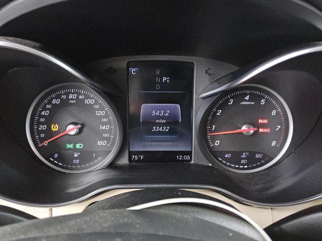 WDDWF4KB1HR244476 - 2017 MERCEDES-BENZ C 300 4MATIC BLUE photo 9