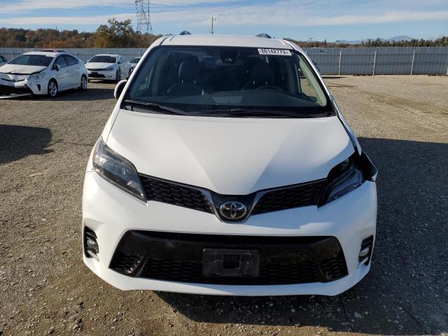 5TDXZ3DC2KS985721 - 2019 TOYOTA SIENNA SE WHITE photo 5