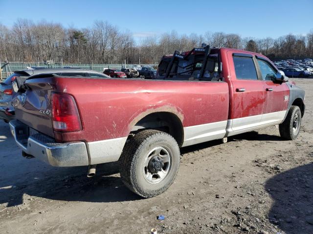 3C6TD5KT4CG217323 - 2012 DODGE RAM 2500 LARAMIE BURGUNDY photo 3