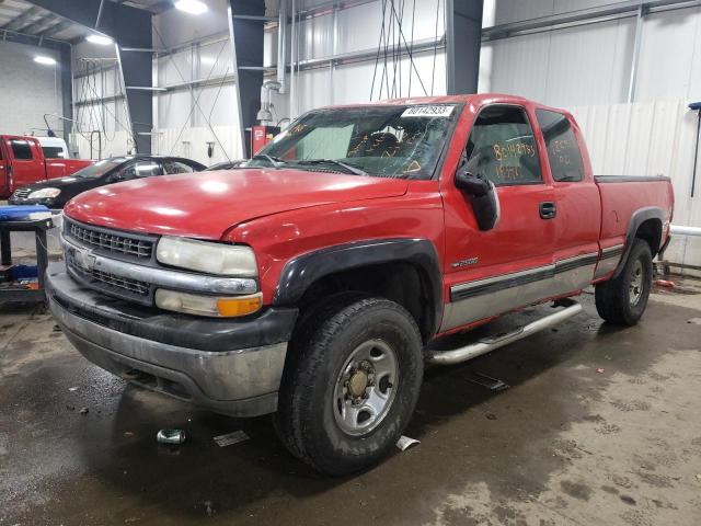 1GCGK29U8YE153539 - 2000 CHEVROLET SILVERADO K2500 RED photo 1