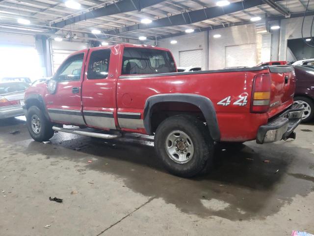 1GCGK29U8YE153539 - 2000 CHEVROLET SILVERADO K2500 RED photo 2