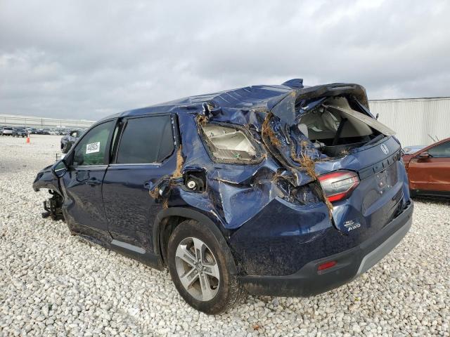 5FNYG1H48RB025741 - 2024 HONDA PILOT EXL 蓝色 照片 4