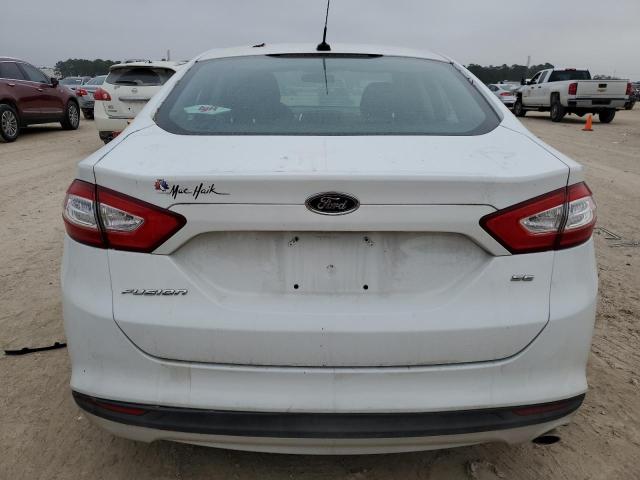 3FA6P0H7XDR251014 - 2013 FORD FUSION SE WHITE photo 6