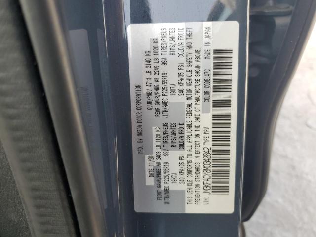 JM3KFACY8M0342842 - 2021 MAZDA CX-5 TOURING Մոխրագույն լուսանկար 12