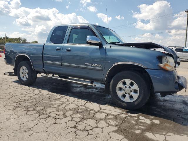 5TBRU34176S477474 - 2006 TOYOTA TUNDRA ACCESS CAB SR5 BLUE photo 4