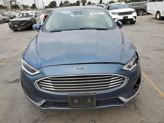 3FA6P0MU0KR208925 - 2019 FORD FUSION SEL Mavi foto 5