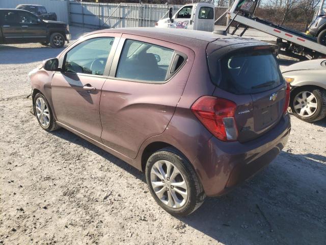 KL8CD6SA2KC714118 - 2019 CHEVROLET SPARK 1LT BURGUNDY photo 2