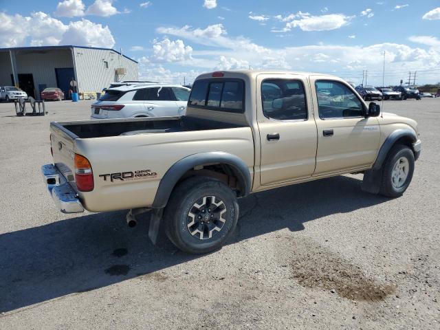 5TEGN92N92Z098641 - 2002 TOYOTA TACOMA DOUBLE CAB PRERUNNER GOLD photo 3