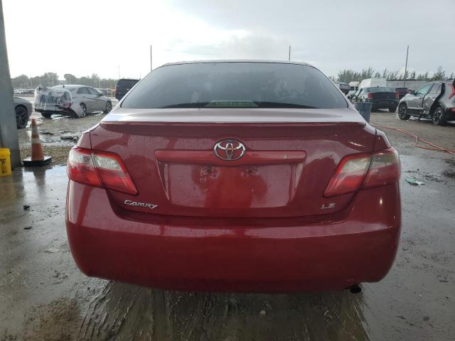 4T1BE46K67U161459 - 2007 TOYOTA CAMRY CE RED photo 6