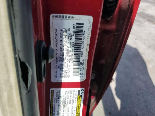 1NXBR32E15Z370264 - 2005 TOYOTA COROLLA CE RED photo 12