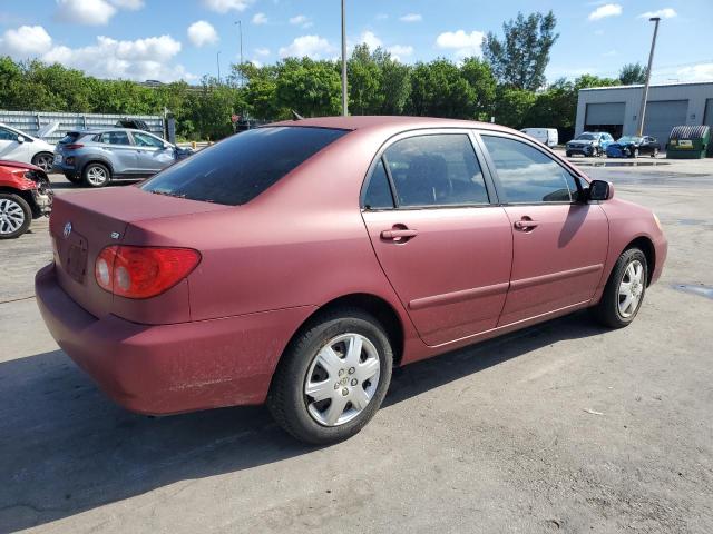 1NXBR32E15Z370264 - 2005 TOYOTA COROLLA CE RED photo 3