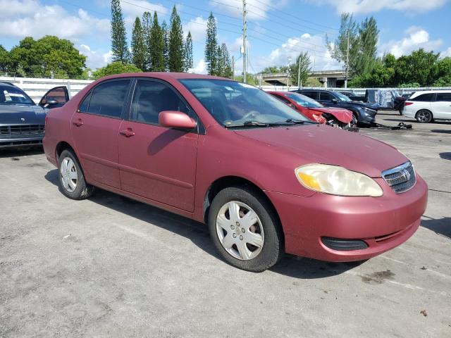 1NXBR32E15Z370264 - 2005 TOYOTA COROLLA CE RED photo 4