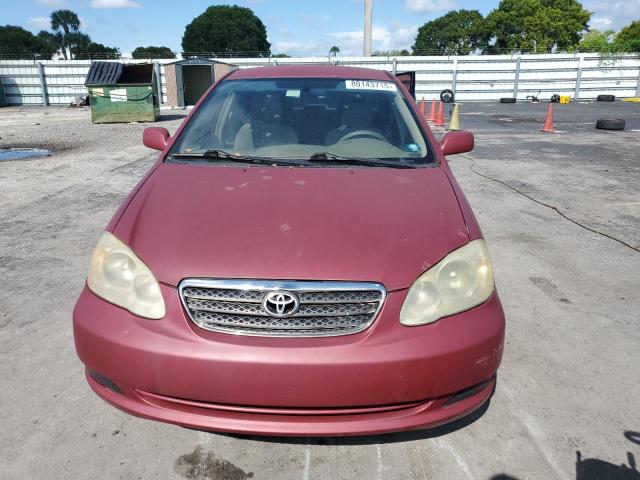 1NXBR32E15Z370264 - 2005 TOYOTA COROLLA CE RED photo 5