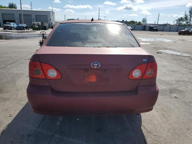 1NXBR32E15Z370264 - 2005 TOYOTA COROLLA CE RED photo 6