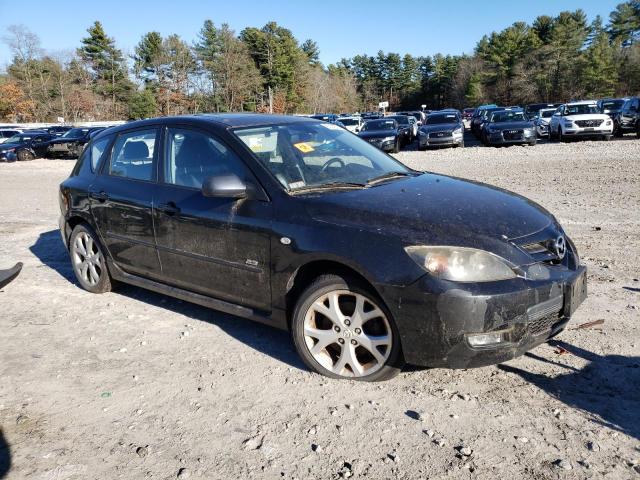 JM1BK343071746784 - 2007 MAZDA 3 HATCHBACK BLACK photo 4