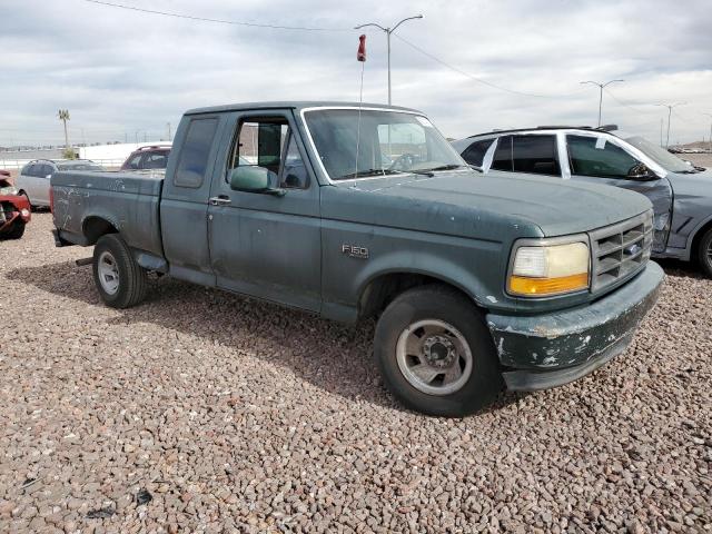 1FTEX15Y9SKA39456 - 1995 FORD F150 GREEN photo 4