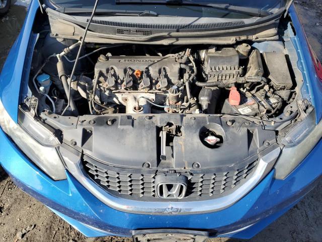 2HGFB2F5XFH504127 - 2015 HONDA CIVIC LX BLUE photo 11