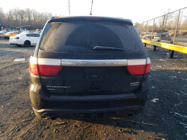 1D4SE4GT1BC630678 - 2011 DODGE DURANGO CREW BLACK photo 6