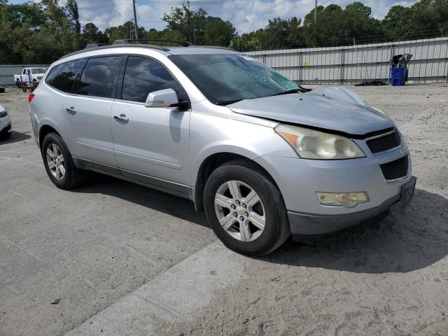1GNKVJED2BJ326849 - 2011 CHEVROLET TRAVERSE LT Серебристый фото 4